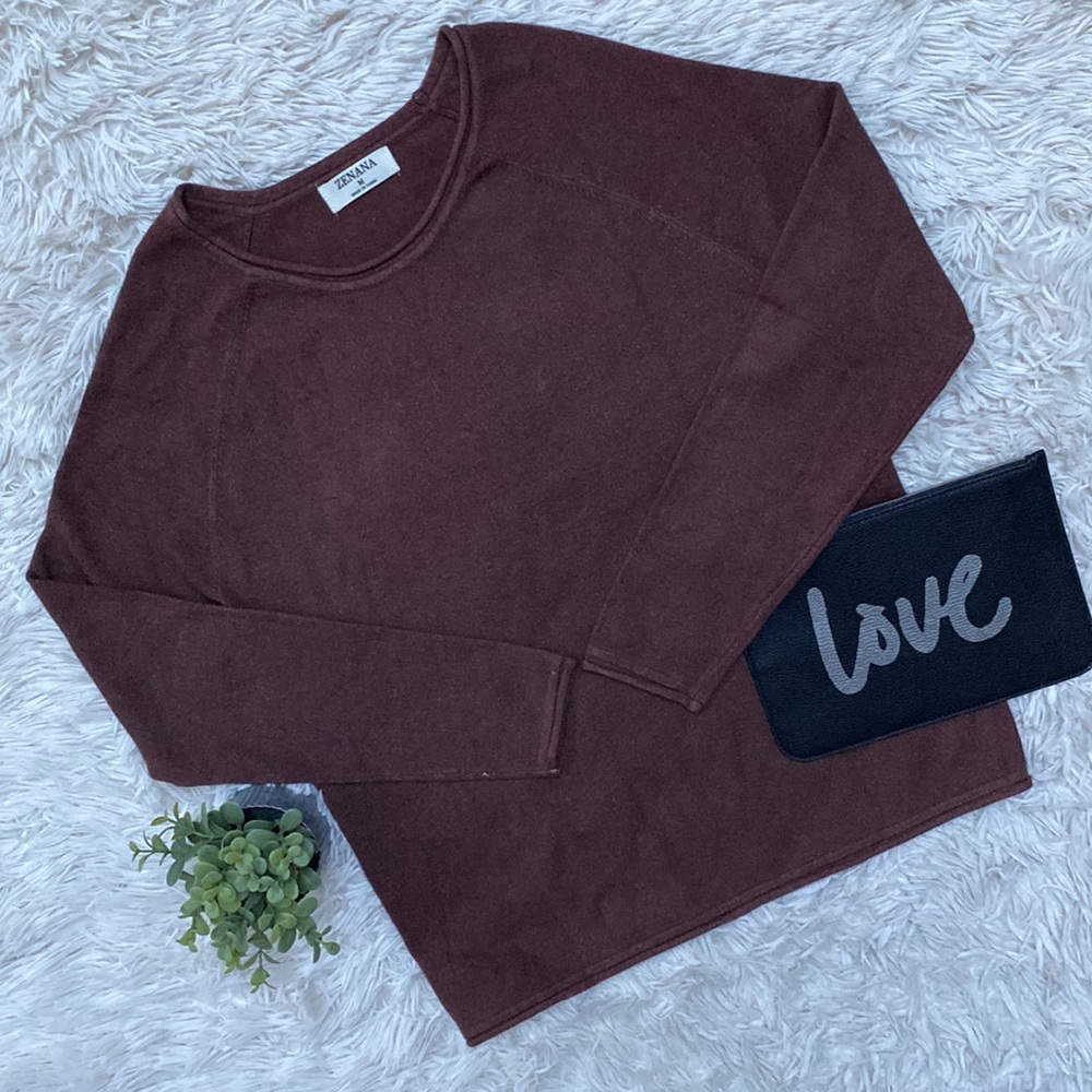 🎉Host Pick🎉 Zenana Roll Neck Sweater 💗 Brown